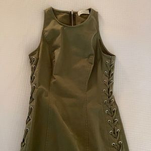 Army green ALC dress. Size 4.